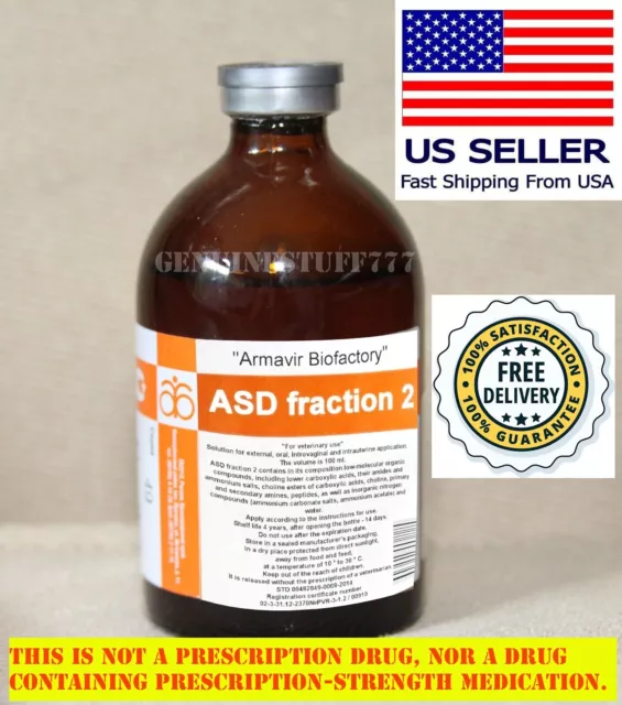 ASD-2 Fraction Armavir АСД-2 Antiseptic Stimulator Dorogov 100 ml / 3.38 fl oz