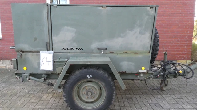 1x Kompressoraggregat Anhänger 10 Bar Flottmann Flottair 680Y ex Bundeswehr (K4)