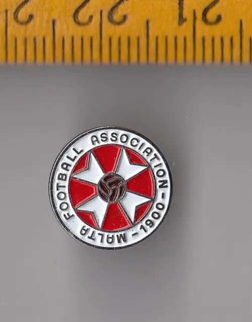 Malta Football Federation Association enamel pin badge logo