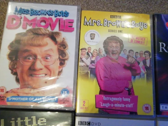 Comedy DVD Job Lot Mrs Brown's Boys Little Britain Shameless Absolutely Fabulous 2