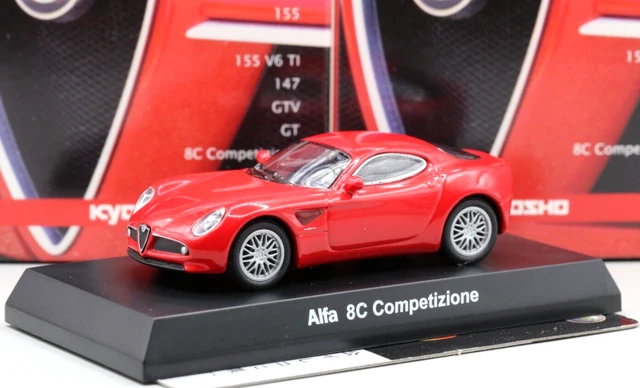 Voiture Miniature Alfa Romeo 8C Competizione 2003 1/64 Kyosho - Occasion Avec Vitrine