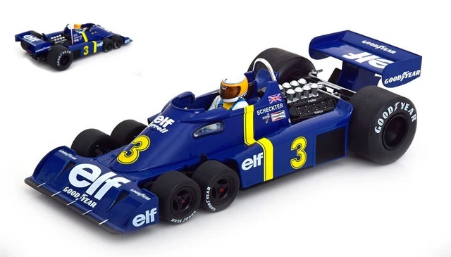TSM TYRRELL P34 Six Wheels #3 Scheckter Sweden Gp 1976 1/12 TSM120006