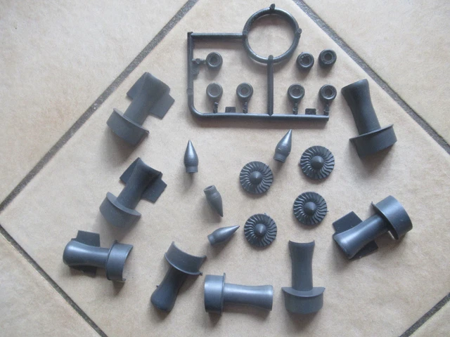pièces de rechange pour AIRBUS A 380, HELLER, 1/125, réf: 52904, (airfx, revell)