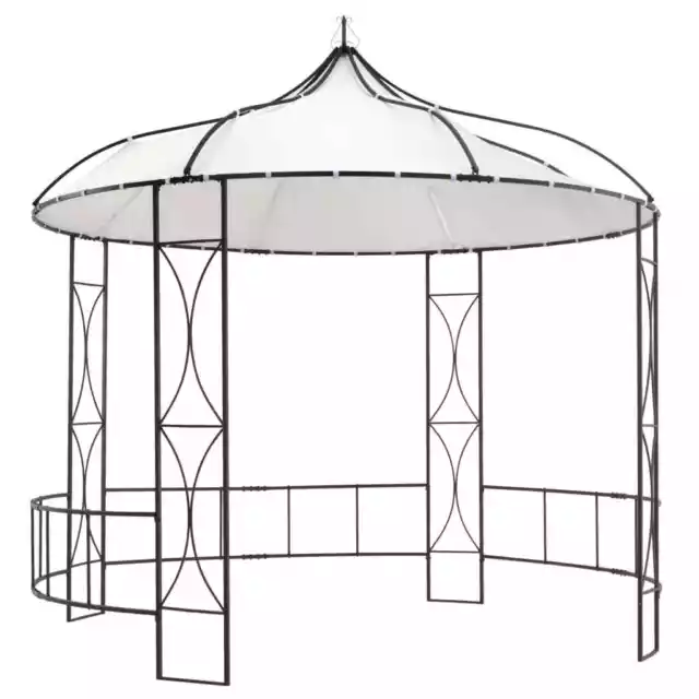 Pavillon 300 x 290 cm WeiÃŸ Rund