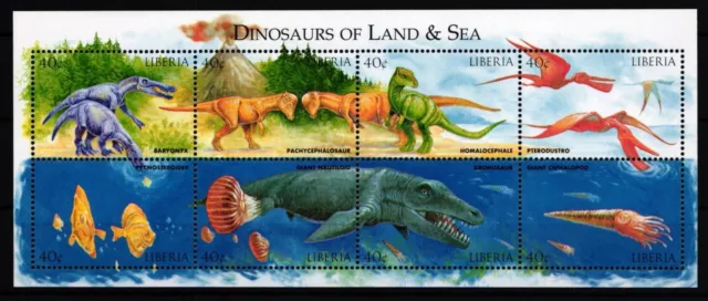 Liberia 2316-2323 Mint Small Bow / Dinosaur #JA070