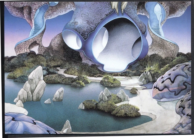 FANTASY POSTCARD BY ROGER DEAN - 'Beginnngs'. Free UK p&p £3.95