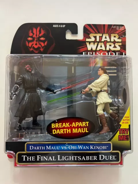 Star Wars Episode I DARTH MAUL vs. OBI-WAN KNEOBI Final Lightsaber Duel (1999)