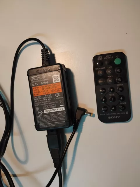AC Adapter & Remote for Sony DPF-V1000 DPF-V1000/B 10-Inch Digital Photo Frame