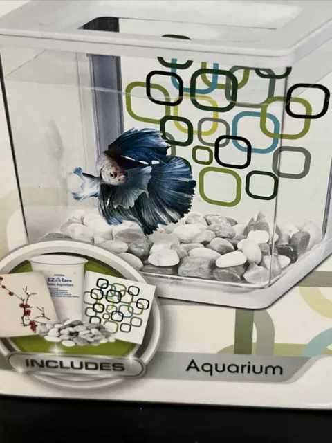 Marina Betta EZ Care Aquarium Kit Betta Fish Tank 0.7 Gal With EXTRA Stones 2