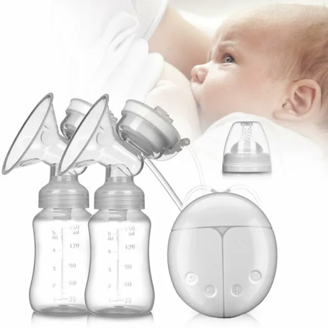 Double Electric Breast Pump Automatic Intelligent Handfree USB Charging Feeder 3