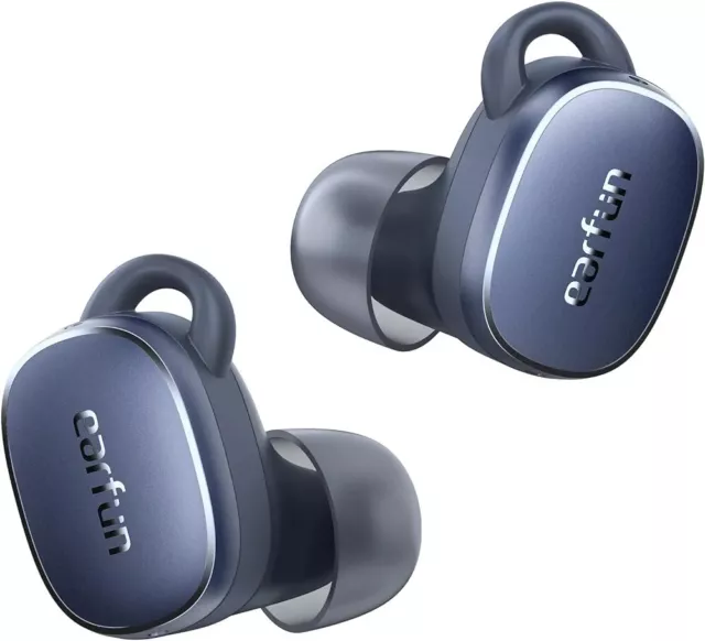 EarFun Free Pro 3 Noise Cancelling Earbuds, Snapdragon Sound with Qualcomm Blue