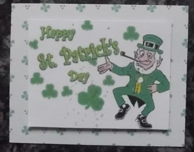 Pk 3 St Patricks Day Embellishment Toppers For Cards & Crafts