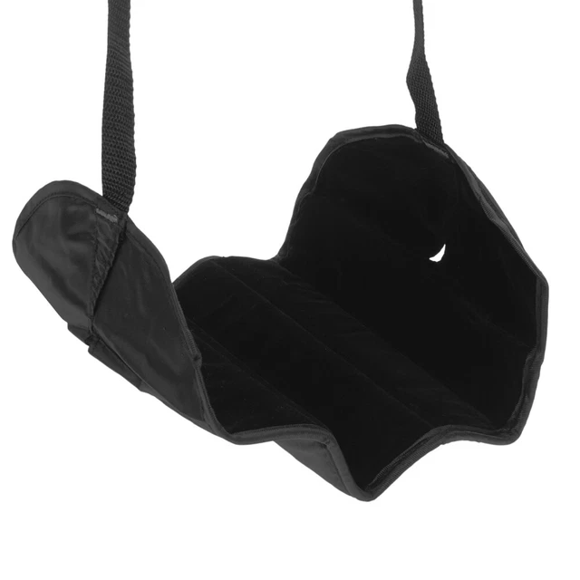 Lot De 4 Repose-pieds D'avion Réglables Et Portables | Coussin Gonflable Pour Soulager La Pression | Idéal Pour Voyage En Avion, Train, Bureau | Noir