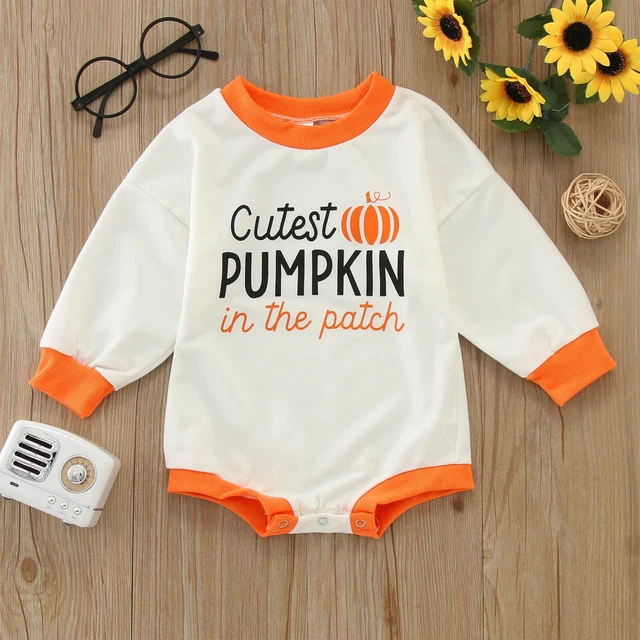 Halloween neonato neonato bambini bambini neonati bambine lettere gemelli vestiti bambino