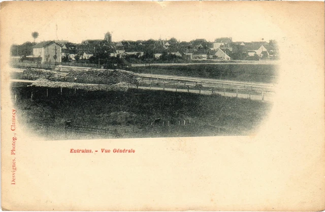 CPA ENTRAINS Vue générale Nievre (100155)