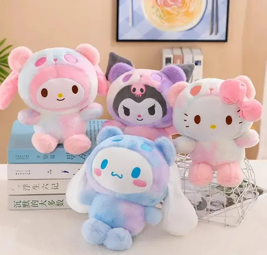 Kinder Sanrio Hello Kitty Kuromi Cinnamoroll Melody Plüschtier Plushie Spielzeug