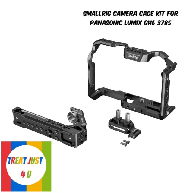 Kit de jaula SmallRig GH6 para jaula de cámara Panasonic LUMIX GH6, GH6 con mango superior