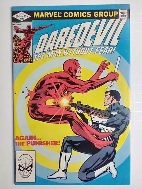 Marvel Comics Daredevil #183 1st Battle with Punisher; Frank Miller Story VF 8.0