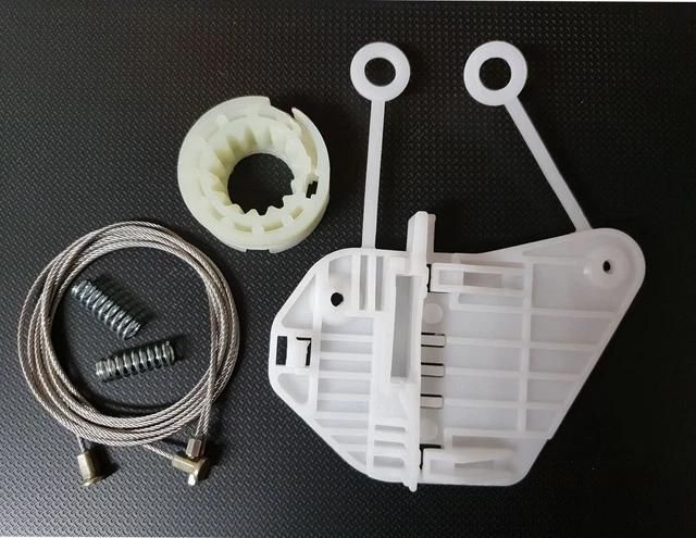 SET Für SMART 450 Gleitbacke Gleitstück Fensterheber Rolle Rechts 1998-2007