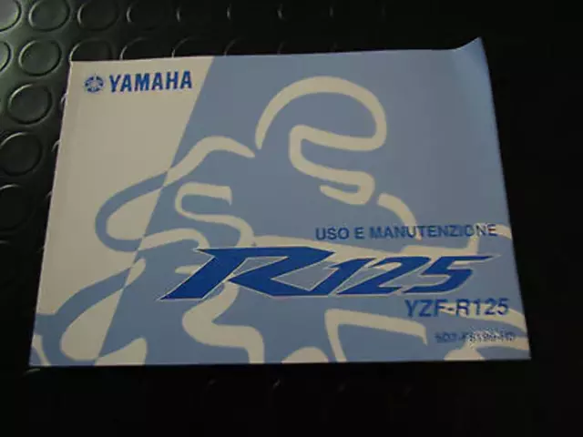 Manuale D'uso E Manutenzione Originale Yamaha In Lingua Italiana Per R125
