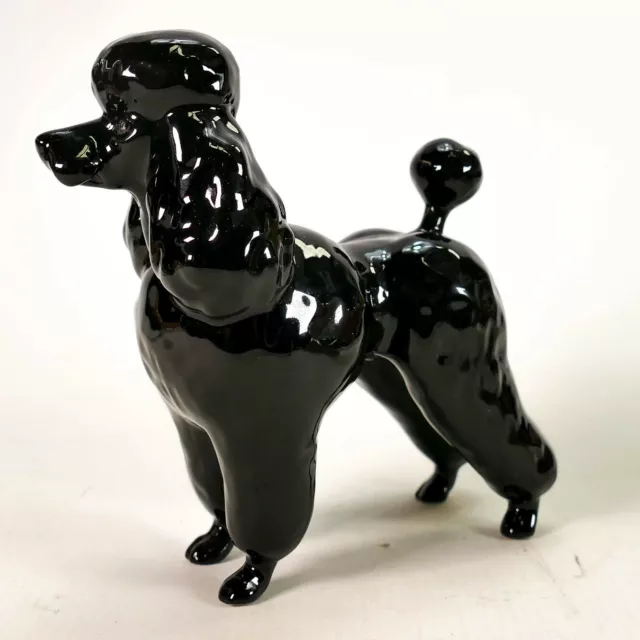 Beswick Dogs 'Poodle' Model 2339 Black Gloss Made in England! 3