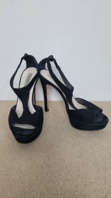 Rontic Handmade Women Platform Sandals Unisex Faux Suede Block Heels Open  Toe Classics Black Dress Shoes US Size 5-20 - AliExpress