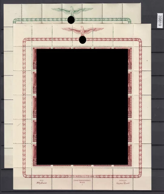 GG 1944, Mi.-Nr. 117-19 ** Kompletter Bogensatz  lesen 2