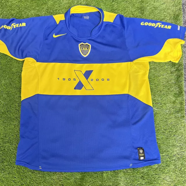 Maglia Calcio Boca Juniors 2005 100 ANNO CENTENARIO Home Condizioni Ottime - XL