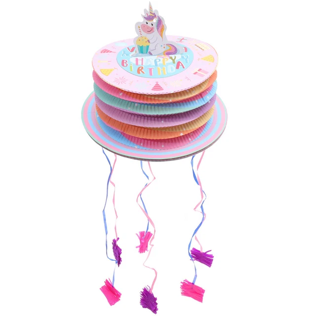 Lanterna giocattolo compleanno pinata piccola torta piñatas tira la corda