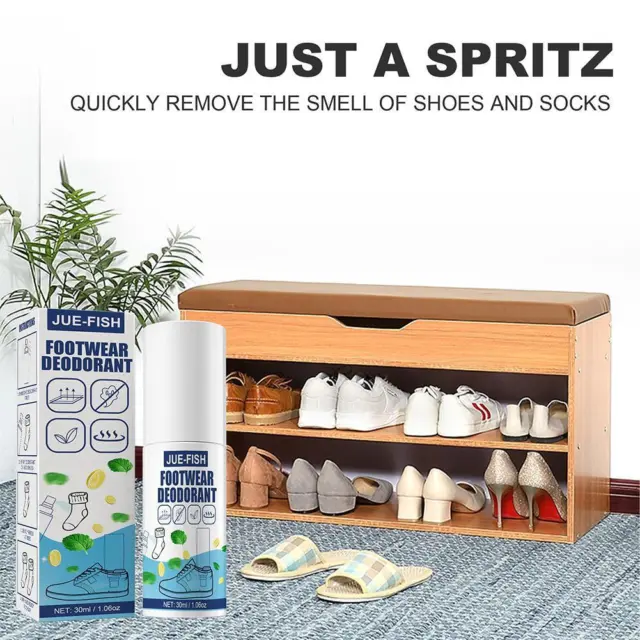 Deodorante antitraspirante spray per piedi e scarpe 30 ml K3Z7