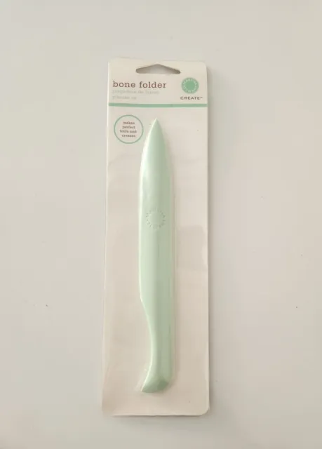 Martha Stewart Crafts Bone Folder Mint Green HARD TO FIND TOOL New