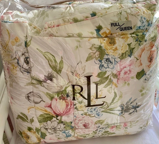 Ralph Lauren Home Lake Floral Queen Comforter Italy/USA New Vintage