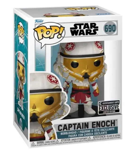 Funko Pop! Star Wars-Ahsoka-Captain Enoch #690 EE Exclusive With Protector