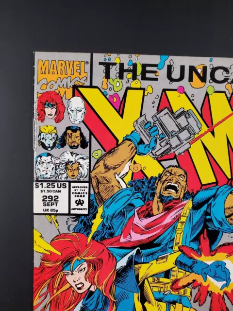 The Uncanny X-men #292 Direct Edition Marvel Comics NM 4