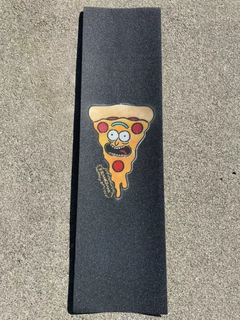 Mob Skateboard Graphic Grip Tape Rick and Morty Pizza Rick Hand Painted Thrasher
