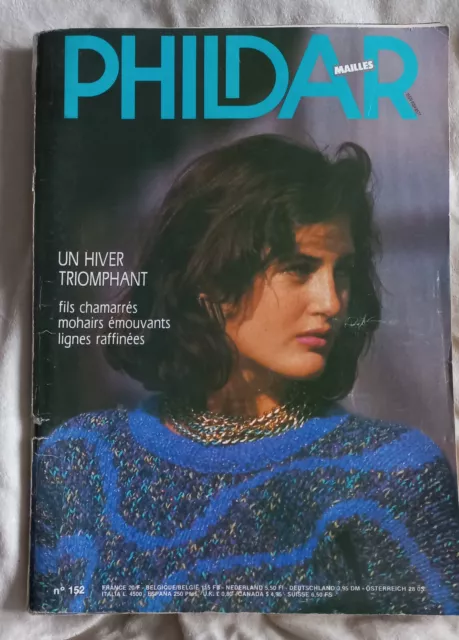Catalogue tricot phildar n°152 modeles pulls femme