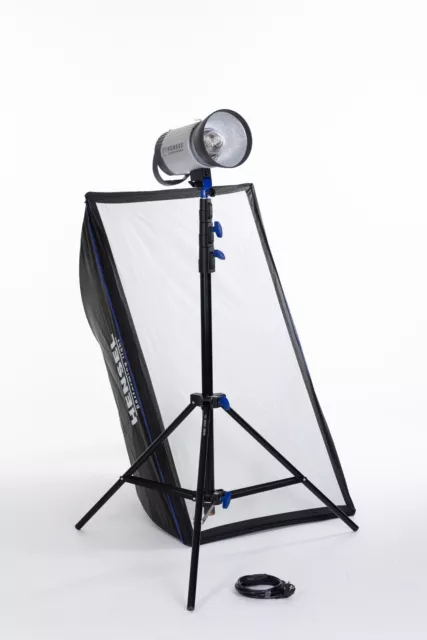 Hensel Integra 250 Plus Kompaktblitzgerät Glasglocke Reflektor Softbox Stativ