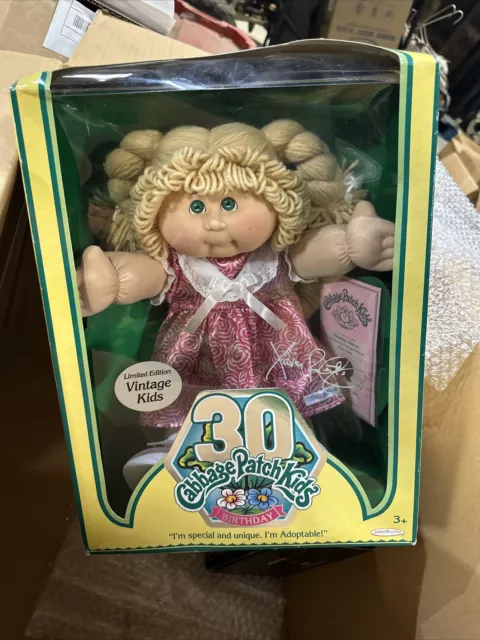 Cabbage Patch Kids Vintage Kids 30 Birthday Catalina Raina Limited 2013 Edition