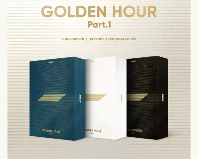 SIGNED- ATEEZ - GOLDEN HOUR : PART.1 10TH MINI ALBUM PHOTOBOOK Presale 5/31