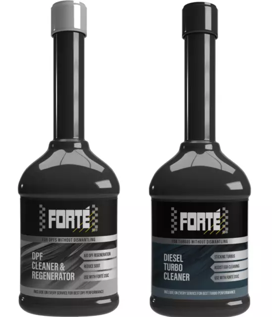 Forte Diesel Turbo Cleaner and DPF Cleaner and Regenerator 2 x 400ml