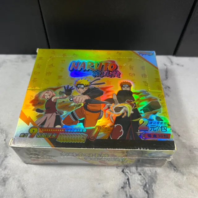 Box Carte Naruto Kayou Tier 2 Wave 6 Sealed Booster Box Naruto Cards  30Packs NEW