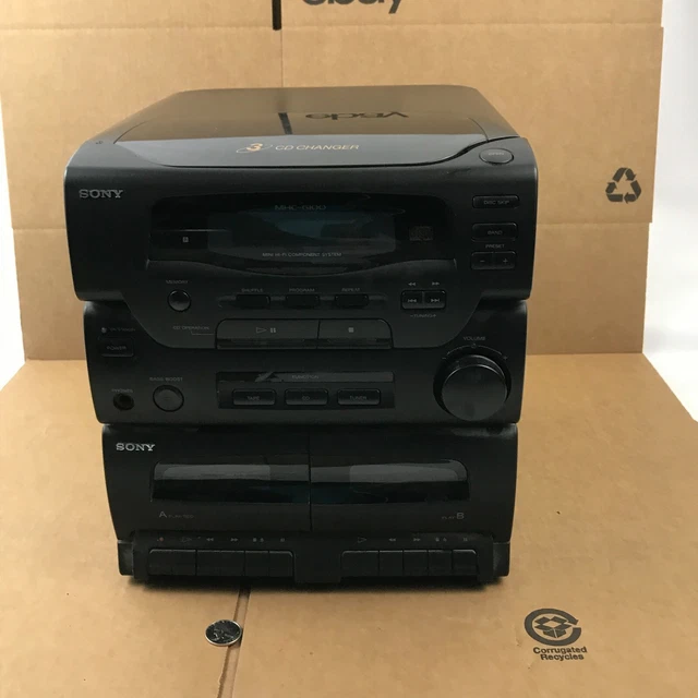 VINTAGE SONY MHCG100 Compact Stereo AM/FM Tape/CD Player Not Working