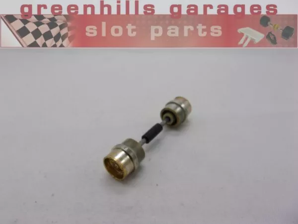 Greenhills Scalextric Porsche 911/935 Front Axle + Wheels Gold- Used- P7783**