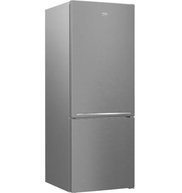 beko réfrigérateur combiné 70cm 501l nofrost inox brcne50140zxbn