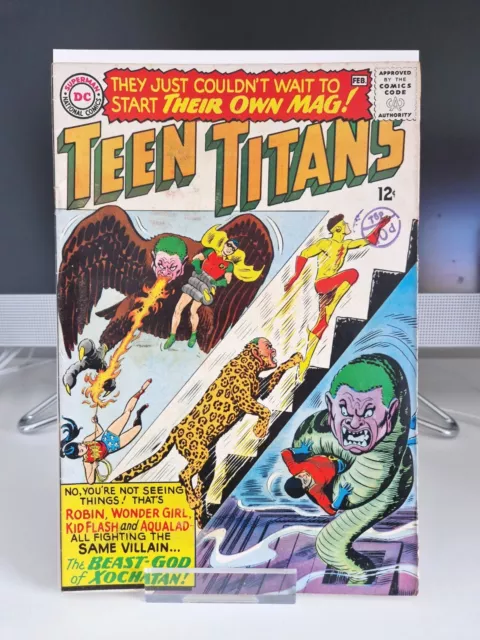 Teen Titans #1 1966 Cent Copy Pence Stamp Silver Age Nick Cardy Cover