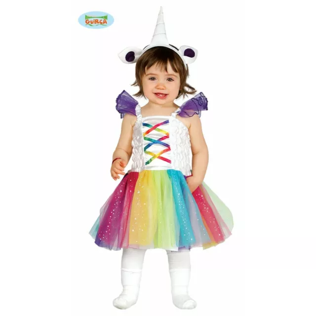 Costume Unicorno Carnevale Vestito Guirca Neonata Unicorn Bambina Neonata Abito