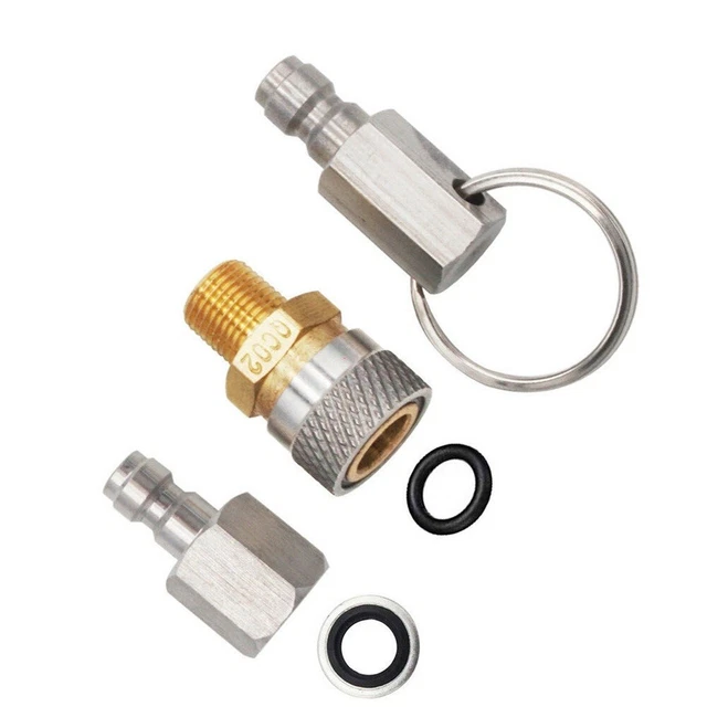 1Pc Rapide Brancher Prise 27mm Bsp Connecteur PCP Airsoft Emplir Sonde 1/8 Bsp