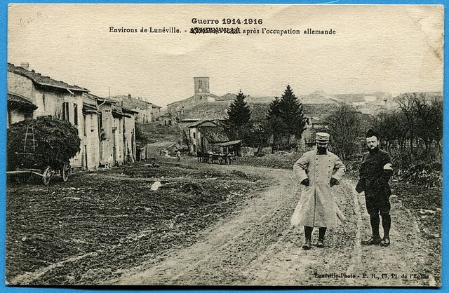 CPA: Athienville after the German occupation / War 14-18 / 1916