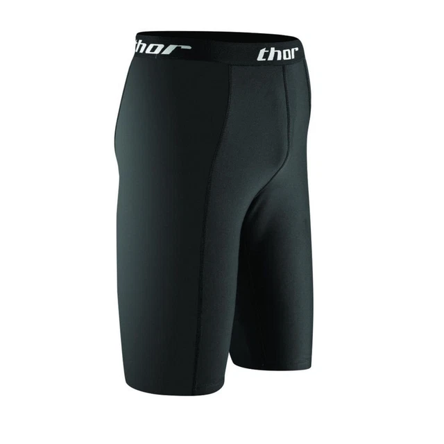 Thor Comp Court Pantalon de Protection Protektorinnenhose Noir pour Enduro