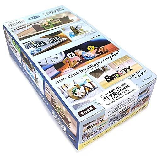 Re-Ment PEANUTS SNOOPY COLLECTION of WORDS 2 my fav! BOX product all 6 types